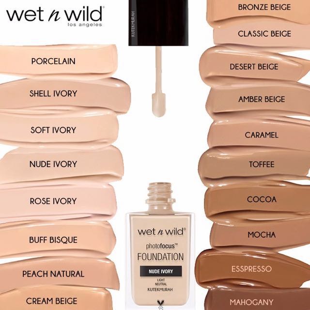 Wet n Wild Photo Focus Foundation meikkivoide - Soft Beige 