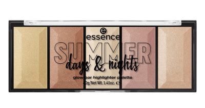 essence SUMMER days & nights glow bar highlighter paletti 01