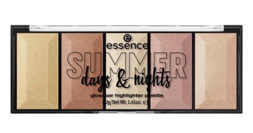 essence SUMMER days & nights glow bar highlighter paletti 01