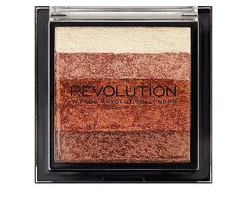 Makeup Revolution Vivid Shimmer Brick Highlighter - Bronze Kiss