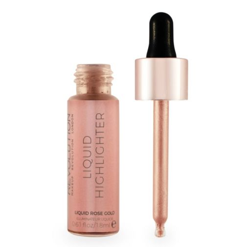 Makeup Revolution Liquid Highlighter - Liquid Rose Gold