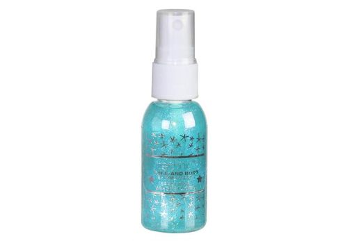 Technic Face And Body Shimmer Spray - Blue